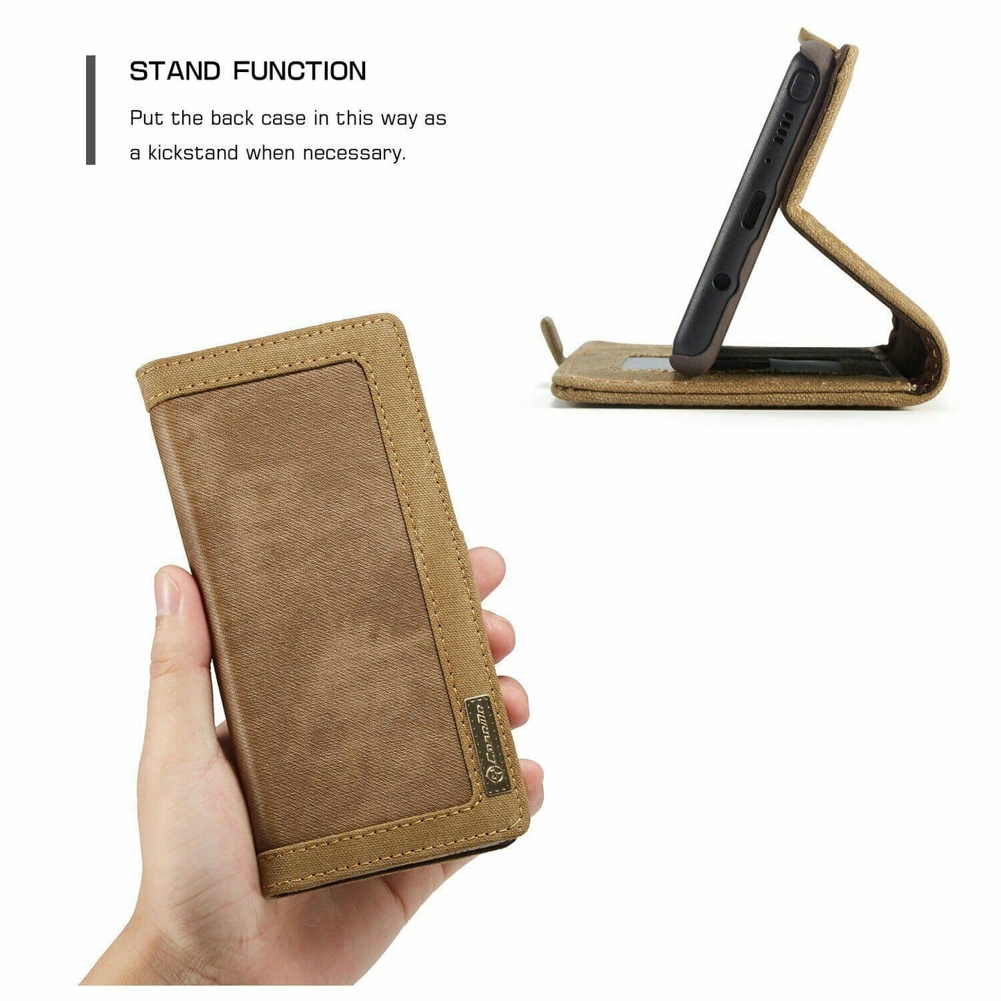 iPhone Canvas Wallet Case Cover