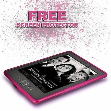 KINDLE 4 PINK GEL SKIN COVER