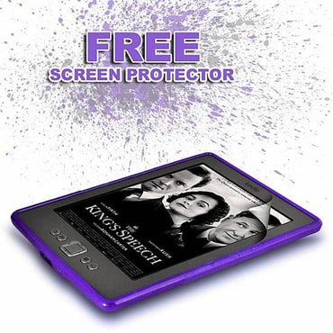 KINDLE 4 PURPLE GEL SKIN COVER