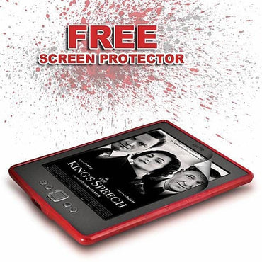 KINDLE 4 RED GEL SKIN COVER