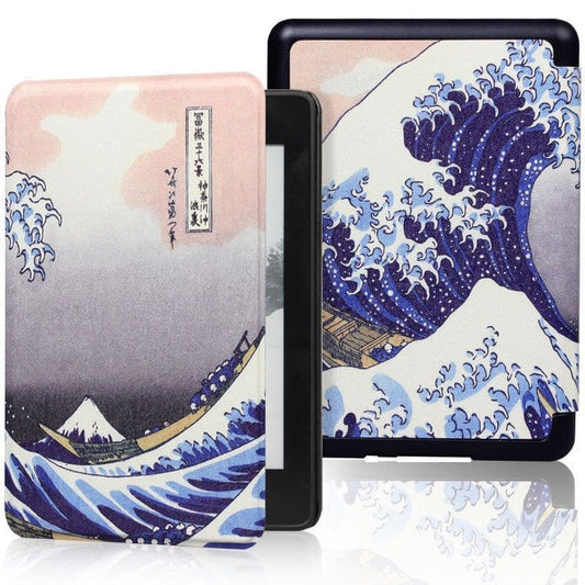 Kindle Smart Case Cover Great Wave