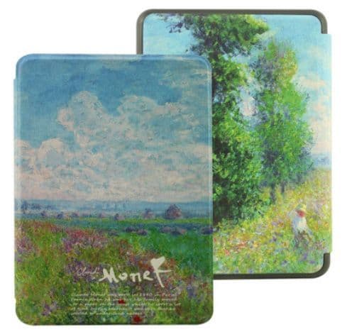 Kindle Smart Case Cover Poppy Fields