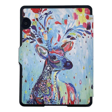 Kindle Voyage Smart Case Colourful Deer