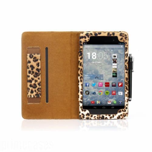 Nexus 7 2nd Gen Stand Case Cover - Leopard