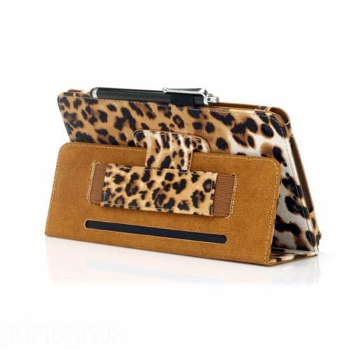 Nexus 7 2nd Gen Stand Case Cover - Leopard