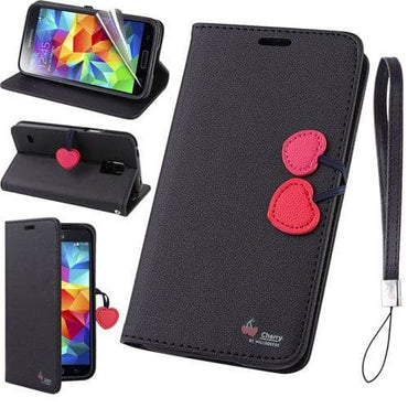 Samsung Galaxy S5 Mini Cherry Stand Case Cover