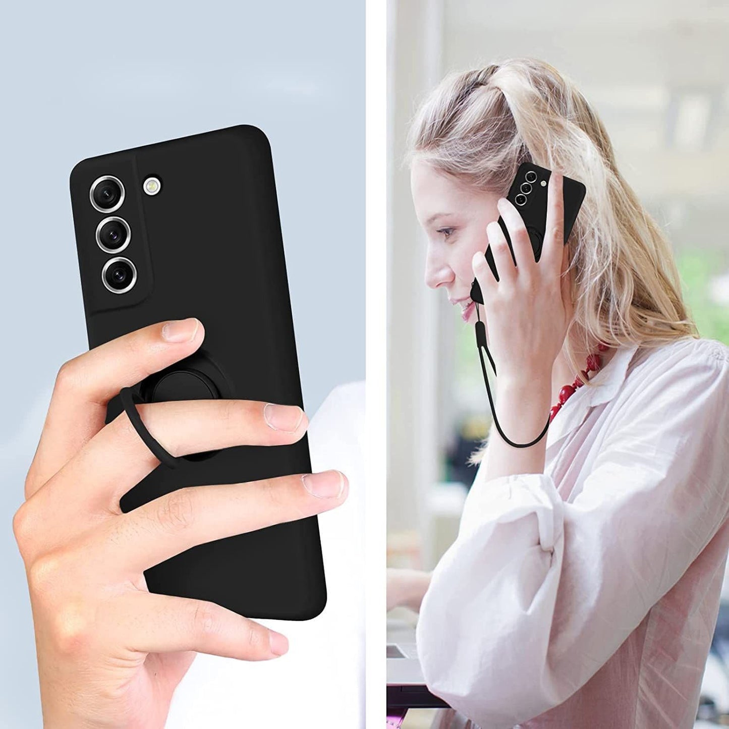 Samsung Silicone Ring Holder Case Cover