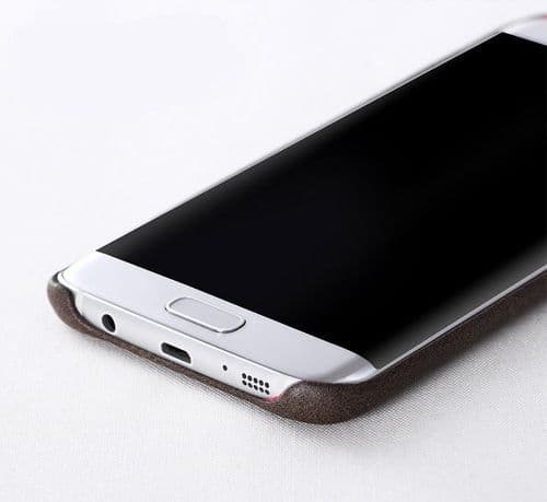 Samsung Thin Leather Hard Back Phone Cover