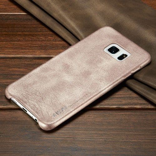 Samsung Thin Leather Hard Back Phone Cover