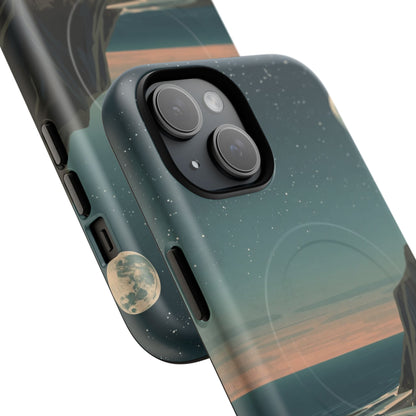 iPhone Moonlit British Cliffs Premium MagSafe Case