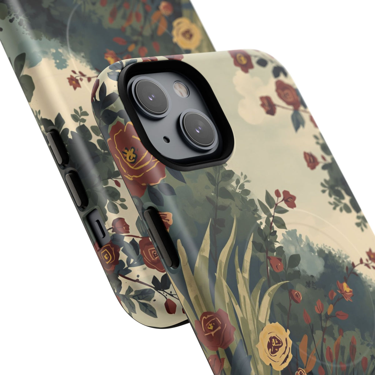 iPhone Porthole Canal Garden Premium MagSafe Case