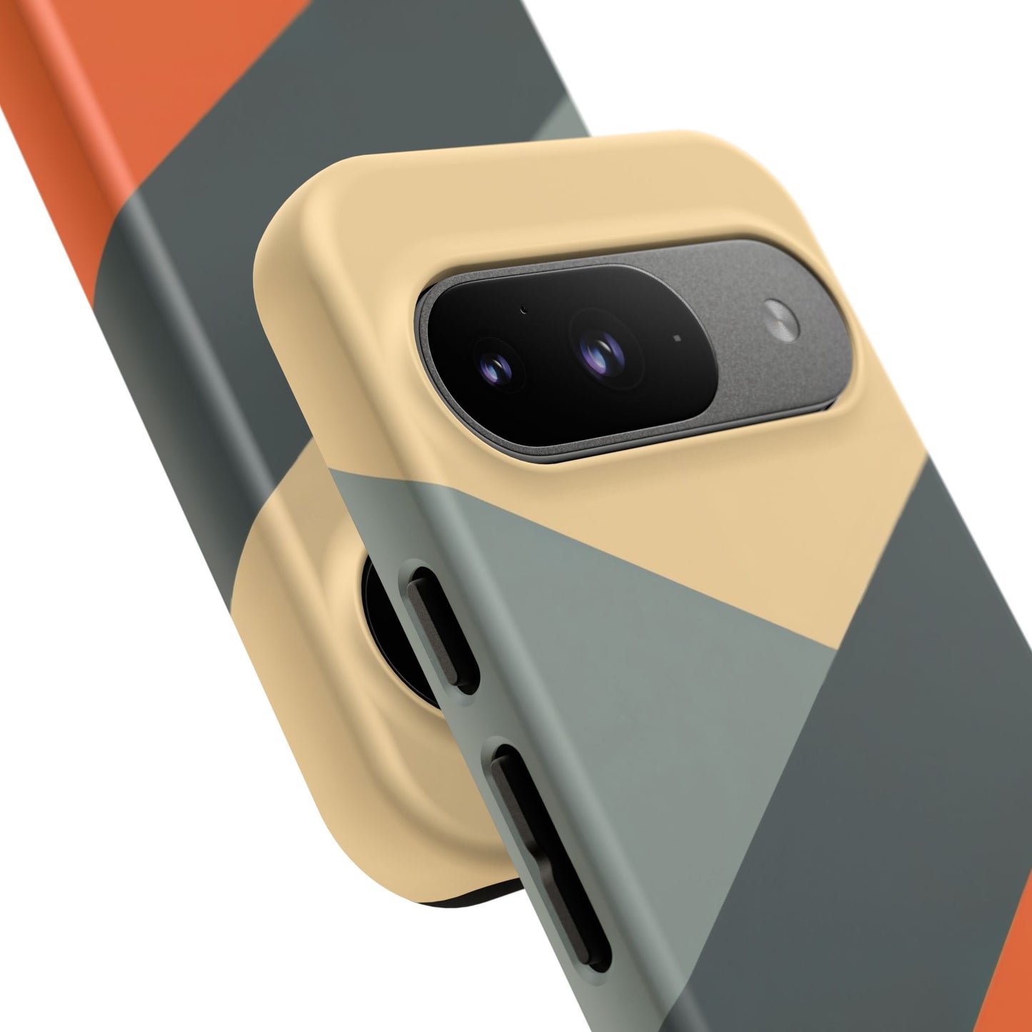 Ember Angle Google Pixel Case - Dual-Layer Shockproof Matte Cover