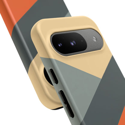 Ember Angle Google Pixel Case - Dual-Layer Shockproof Matte Cover