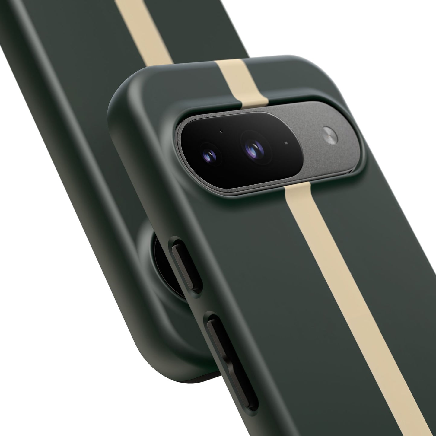 Google Pixel Case - British Racing Green Stripe Design