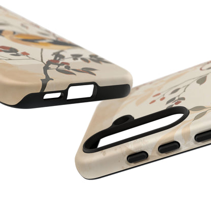Samsung Galaxy Floral Goldfinch Tough Case