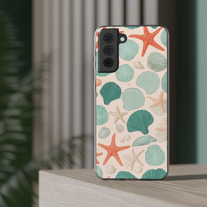 Coastal Coral & Seashell Phone Case