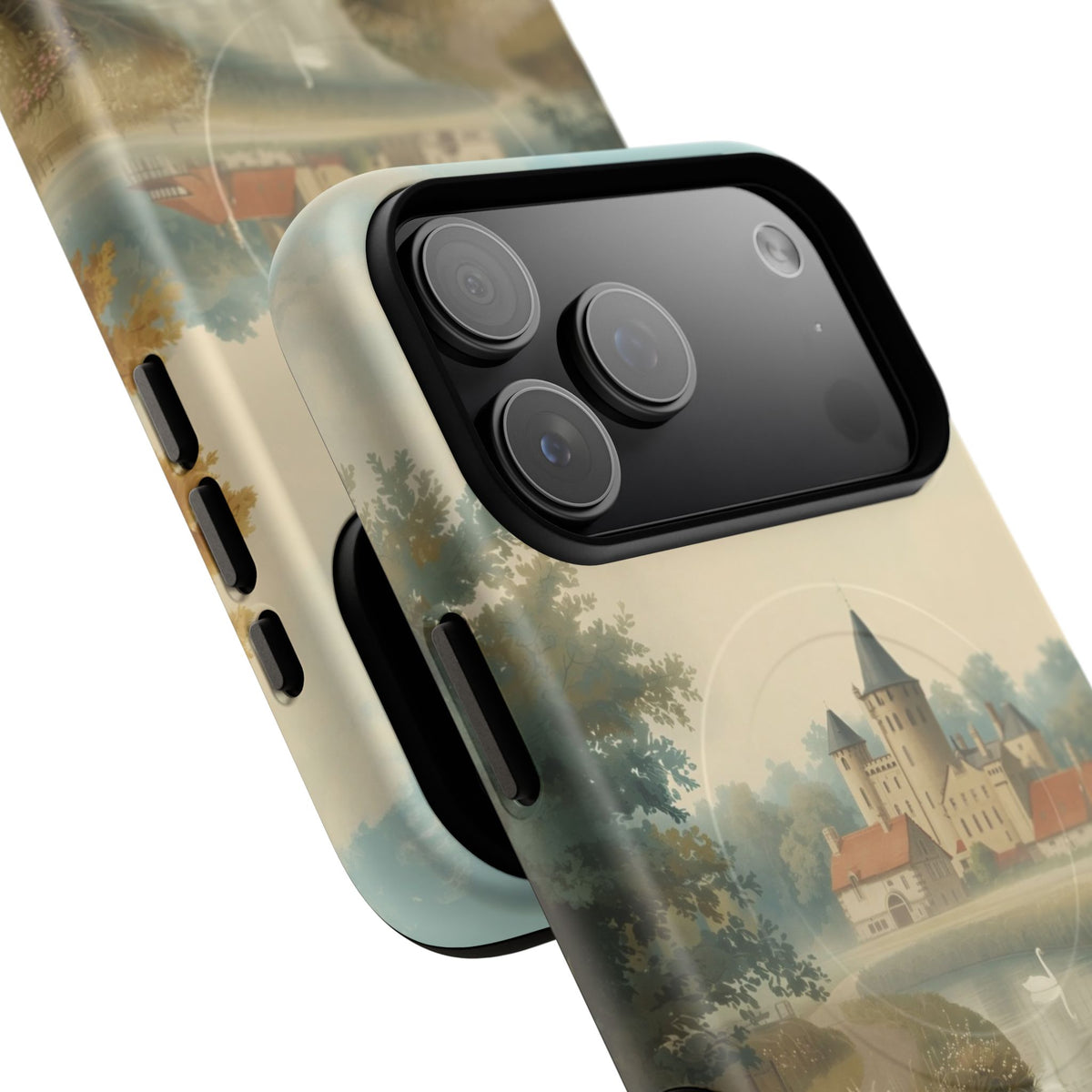 iPhone Canal Roses and Castles Premium MagSafe Case