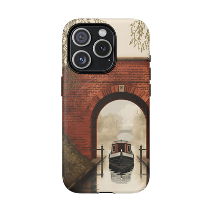 Willow Canal Bridge Passage iPhone Case – Heritage Waterway Design