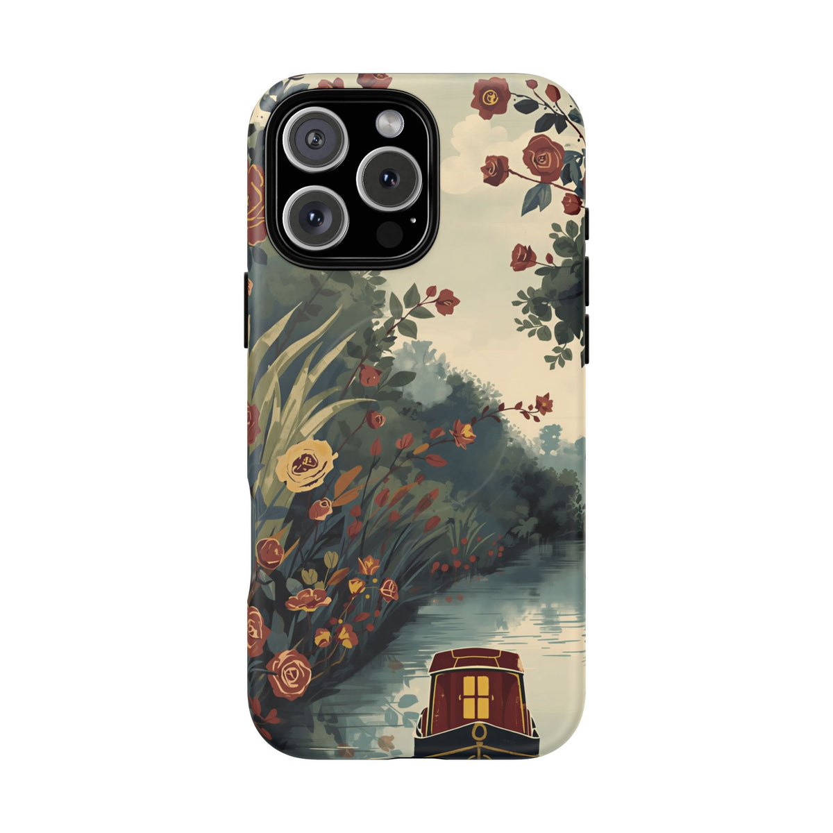 iPhone Porthole Canal Garden Premium MagSafe Case