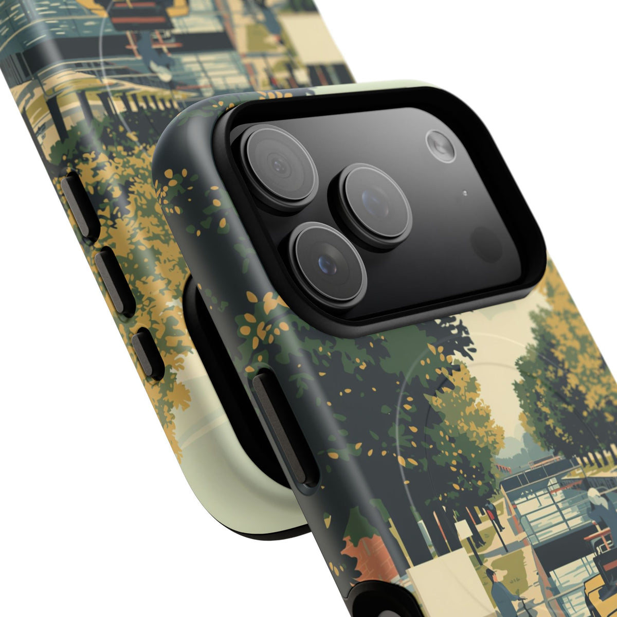 iPhone Towpath Lock Audience Premium MagSafe Case