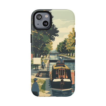 iPhone Towpath Lock Audience Premium MagSafe Case
