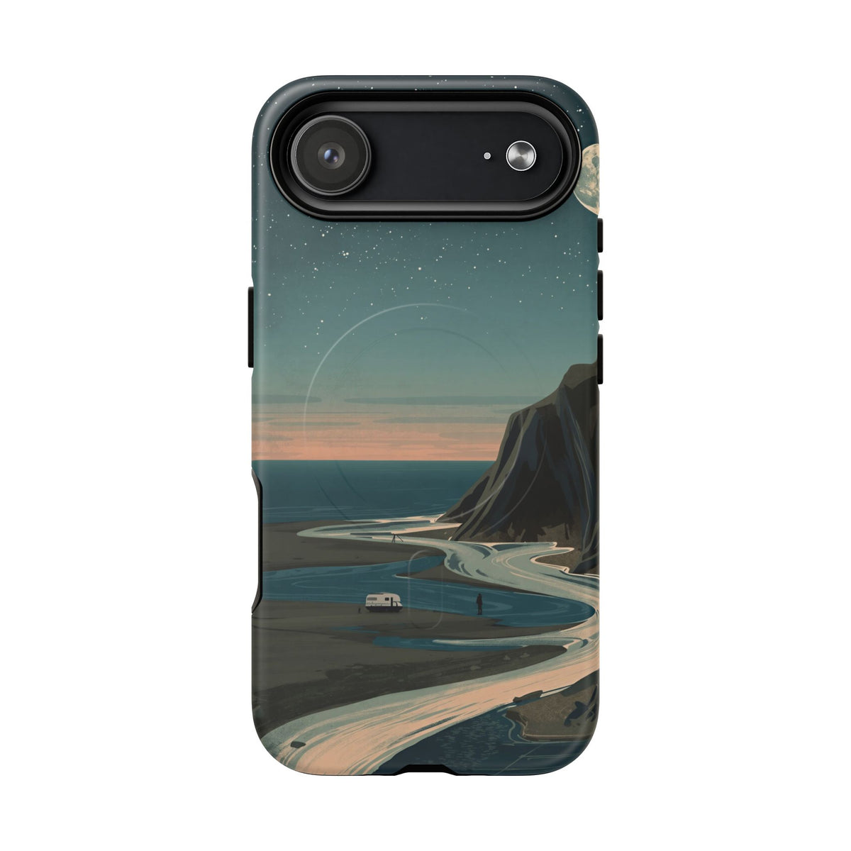 iPhone Moonlit British Cliffs Premium MagSafe Case