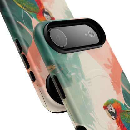 iPhone Tropical Parrot Premium MagSafe Case
