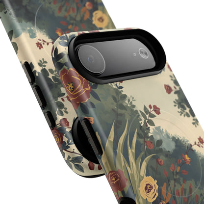 iPhone Porthole Canal Garden Premium MagSafe Case