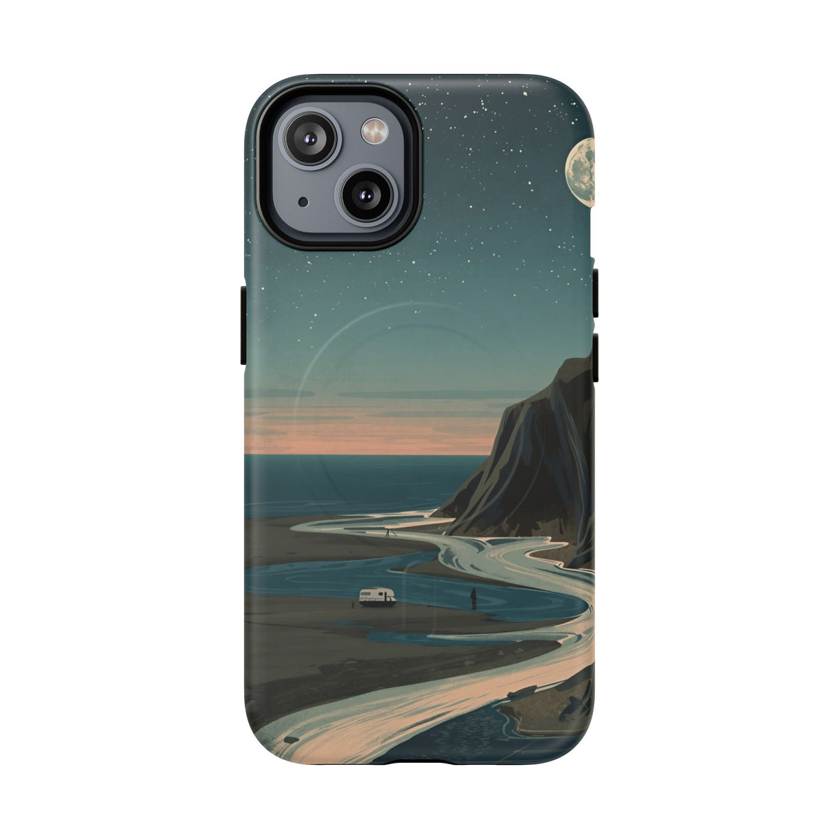 iPhone Moonlit British Cliffs Premium MagSafe Case