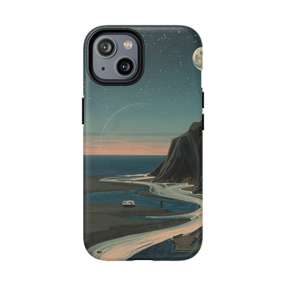 iPhone Moonlit British Cliffs Premium MagSafe Case