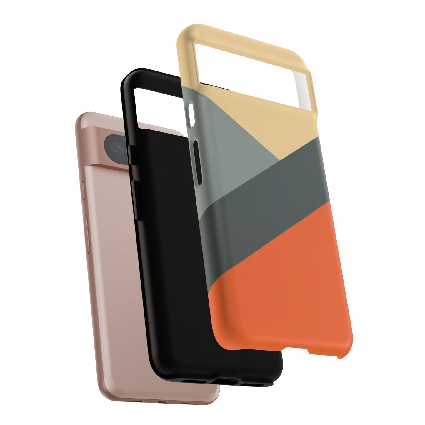 Ember Angle Google Pixel Case - Dual-Layer Shockproof Matte Cover