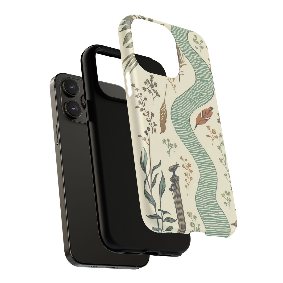 iPhone Canal-Side Botanical Premium MagSafe Case