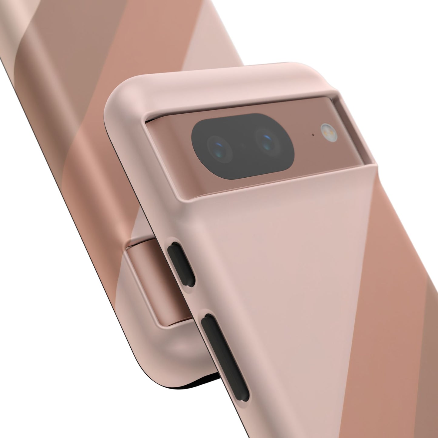 Google Pixel Case - Blush Diagonal Stripe