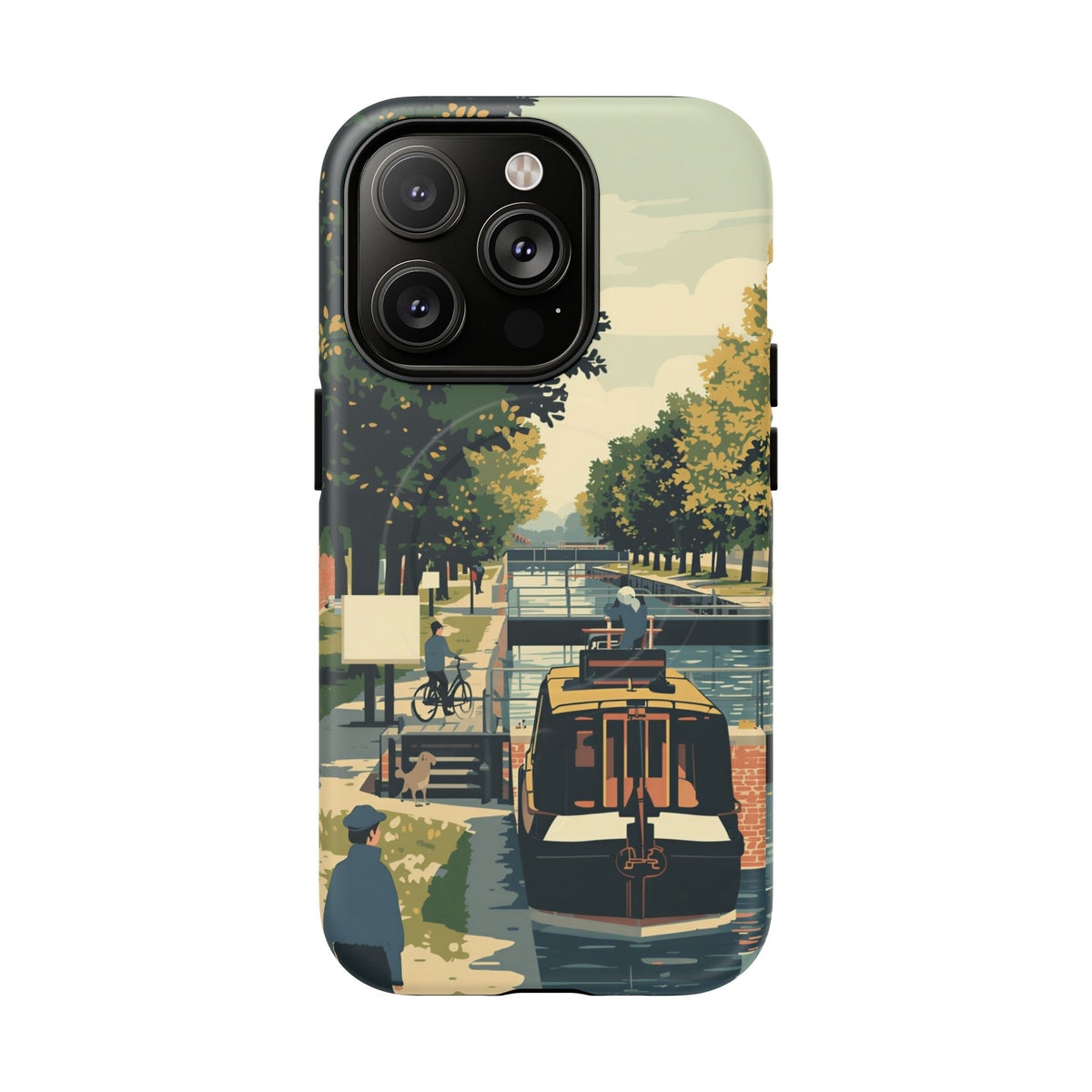 iPhone Towpath Lock Audience Premium MagSafe Case