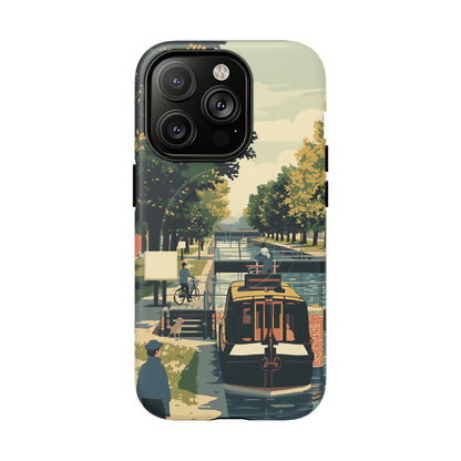 iPhone Towpath Lock Audience Premium MagSafe Case