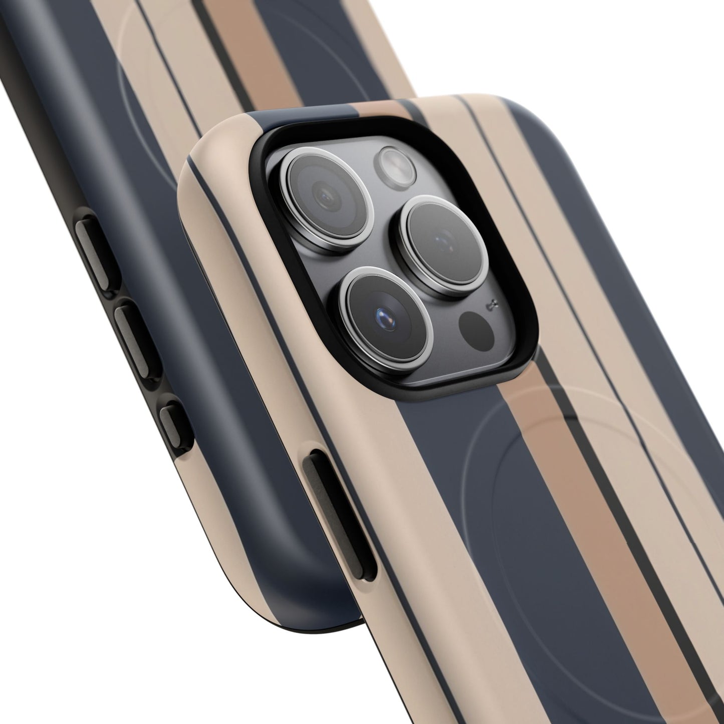 Slate Sandline Stripe iPhone Case - Premium MagSafe Protective Cover
