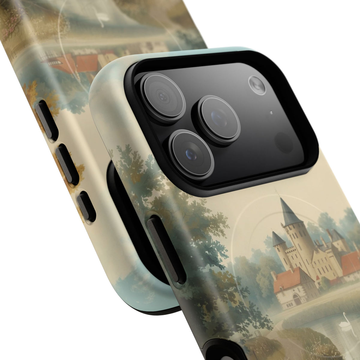 iPhone Canal Roses and Castles Premium MagSafe Case