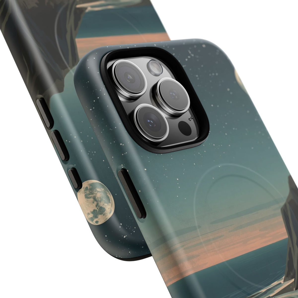 iPhone Moonlit British Cliffs Premium MagSafe Case