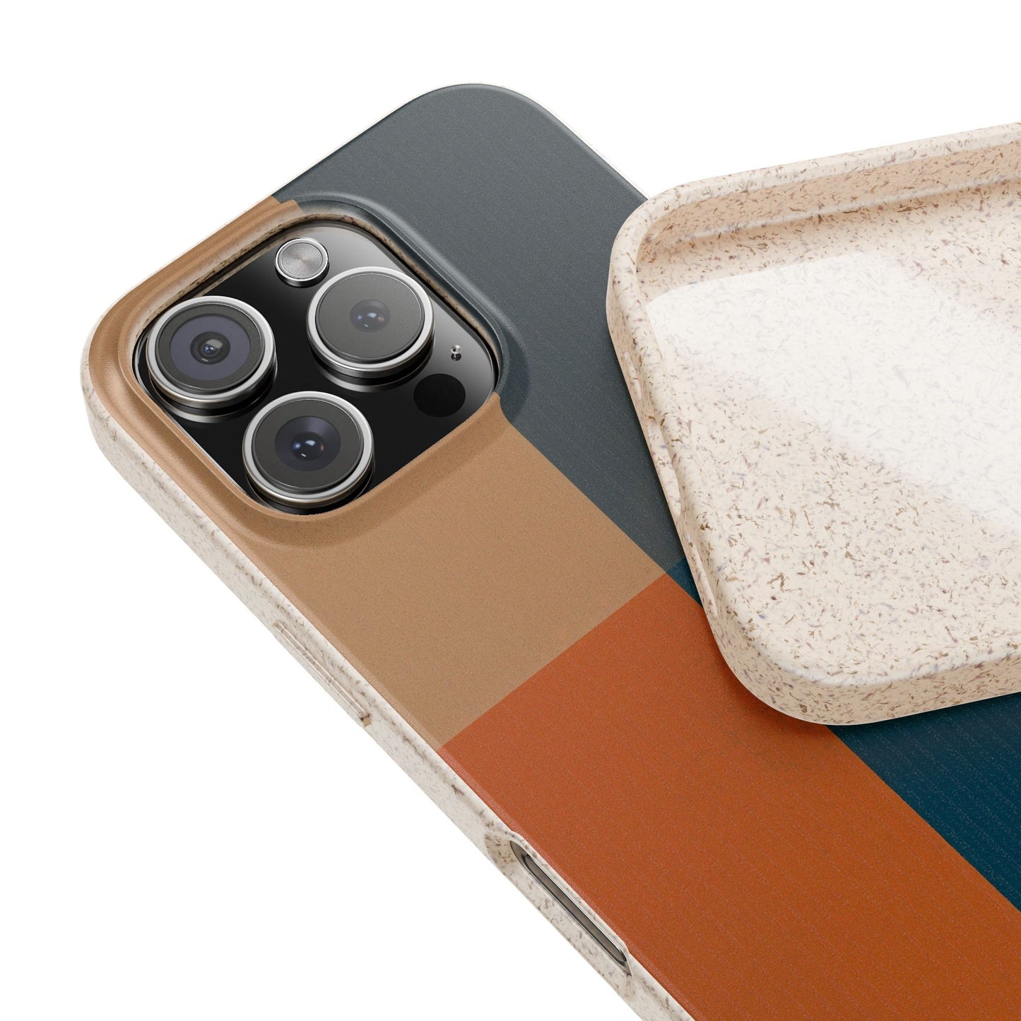 Harbour Grid Eco-Friendly iPhone Case - Sustainable Biodegradable Design