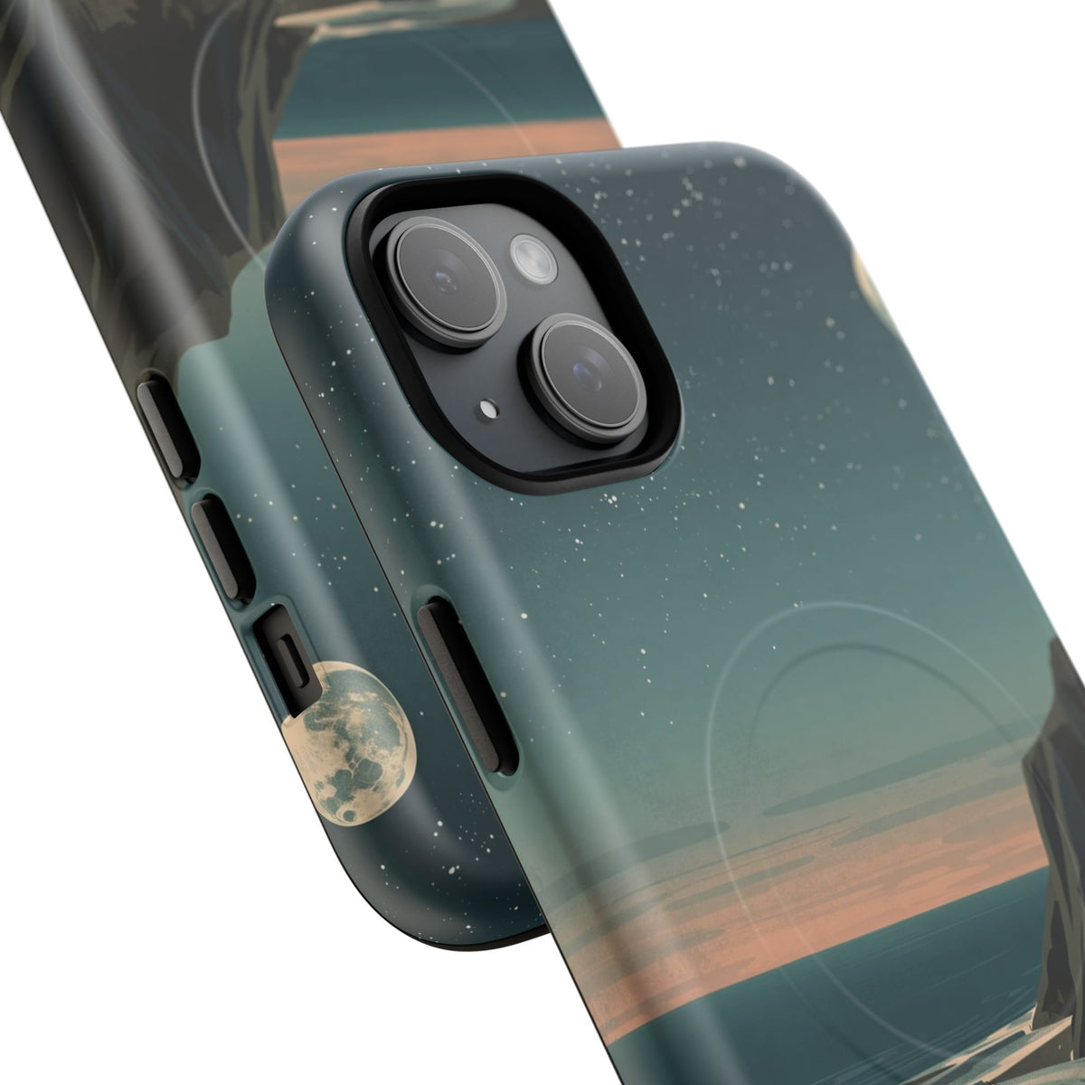 iPhone Moonlit British Cliffs Premium MagSafe Case
