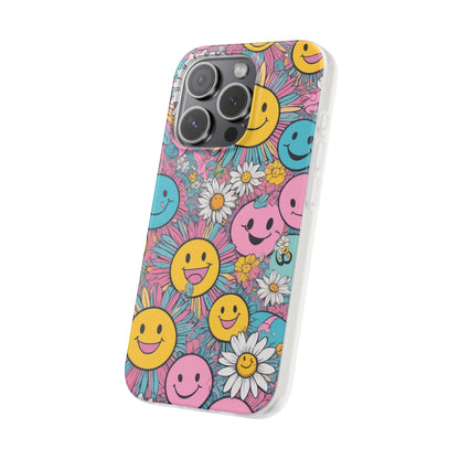 Smiley Bloom Burst Phone Case