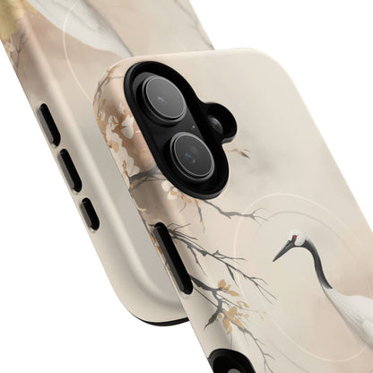 iPhone Elegant Crane Premium MagSafe Case