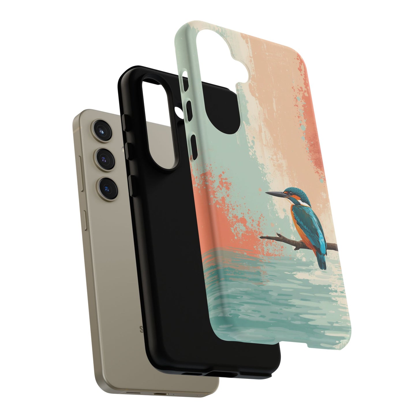 Samsung Galaxy Bright Abstract Kingfisher Tough Case