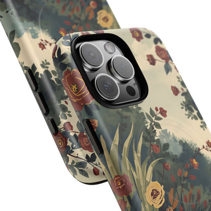 iPhone Porthole Canal Garden Premium MagSafe Case