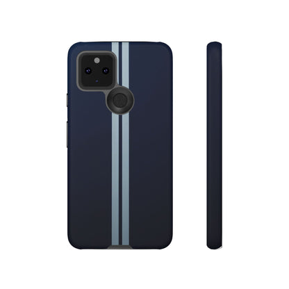 Google Pixel Case - Midnight Racing Stripe Design