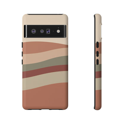 Google Pixel Case - Earthy Wave Stripe