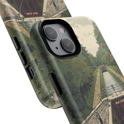 iPhone Heritage Canal Lock Flight Premium MagSafe Case