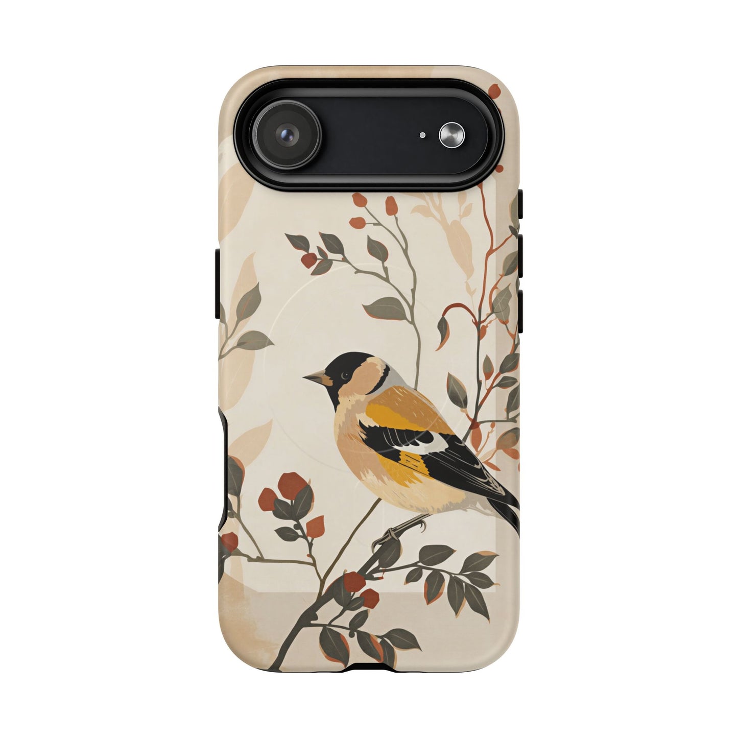 iPhone Floral Goldfinch Premium MagSafe Case