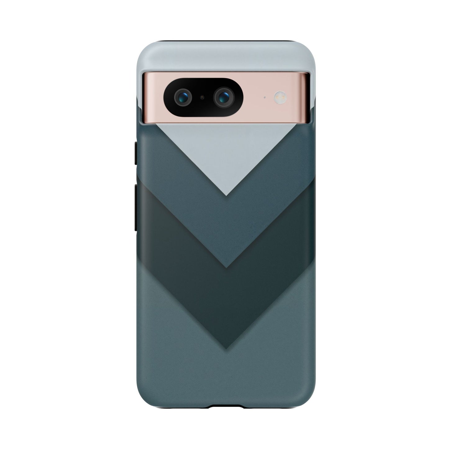 Midnight Chevron Google Pixel Case - Dual-Layer Shockproof Matte Cover
