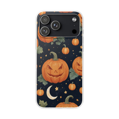 Pumpkin Phone Case Halloween Lantern Night Sky